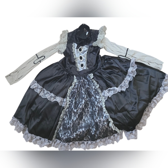 Spirit Halloween Broken Doll Halloween Costume Child Sz Medium 8-10 - Picture 7 of 12